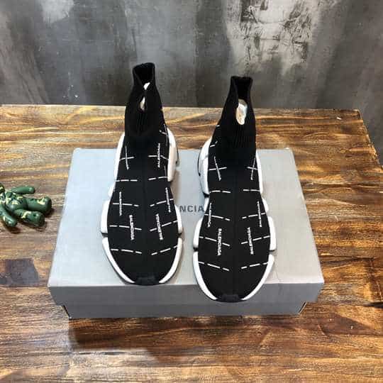 BALENCIAGA SPEED 2.0 LOGO-PRINT SNEAKERS - BB152