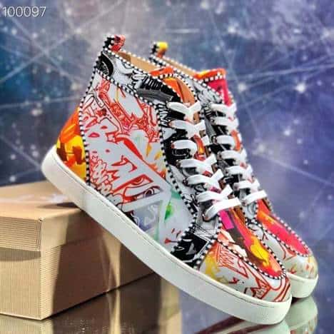 CHRISTIAN LOUBOUTIN HIGH TOP SNEAKER - CL134