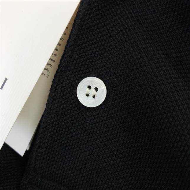 Cotton piquet polo with Interlocking G - GC40