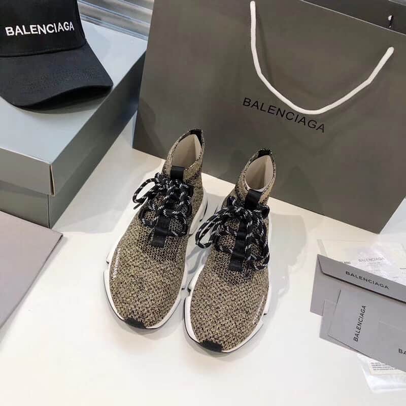 BALENCIAGA MEN'S SPEED LACE-UP SNEAKER - BB165
