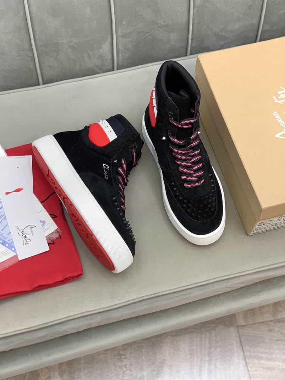 CHRISTIAN LOUBOUTIN HIGH TOP SNEAKER - CL120