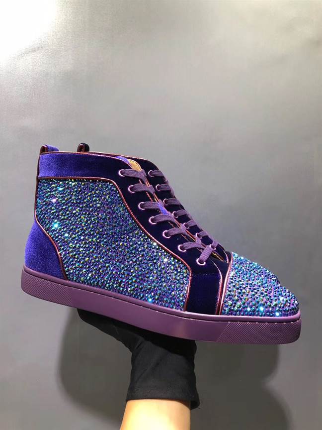 CHRISTIAN LOUBOUTIN HIGH TOP SNEAKER - CL140