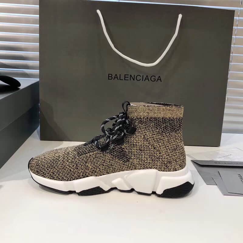 BALENCIAGA MEN'S SPEED LACE-UP SNEAKER - BB165