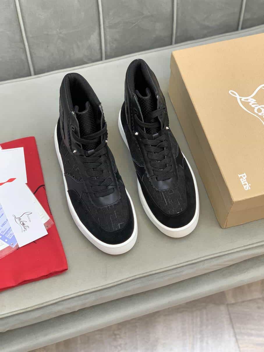 CHRISTIAN LOUBOUTIN HIGH TOP SNEAKER - CL119