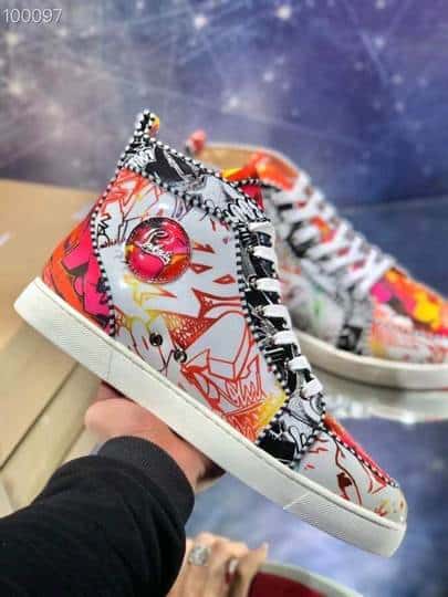 CHRISTIAN LOUBOUTIN HIGH TOP SNEAKER - CL134