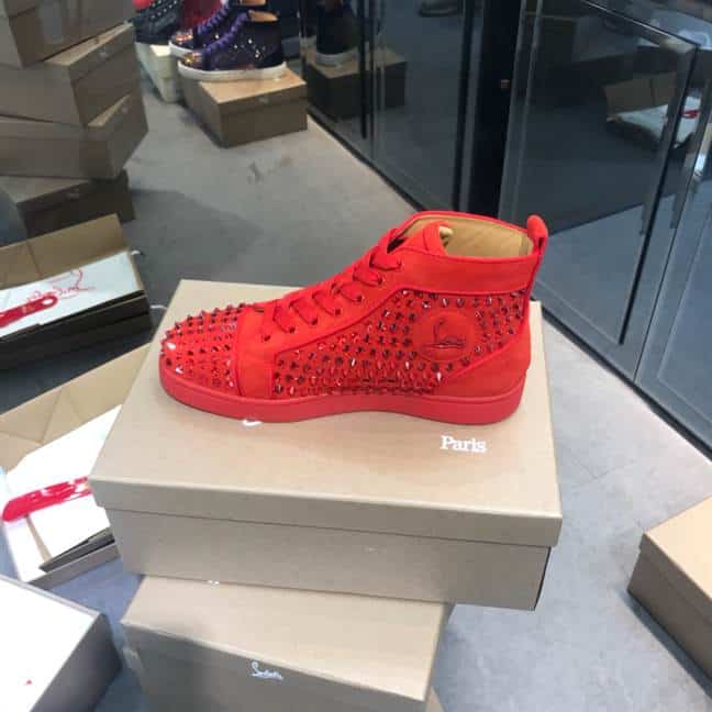 CHRISTIAN LOUBOUTIN HIGH TOP SNEAKER - CL116
