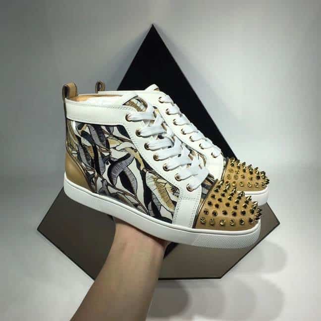 CHRISTIAN LOUBOUTIN HIGH TOP SNEAKER - CL146