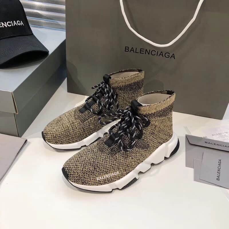 BALENCIAGA MEN'S SPEED LACE-UP SNEAKER - BB165