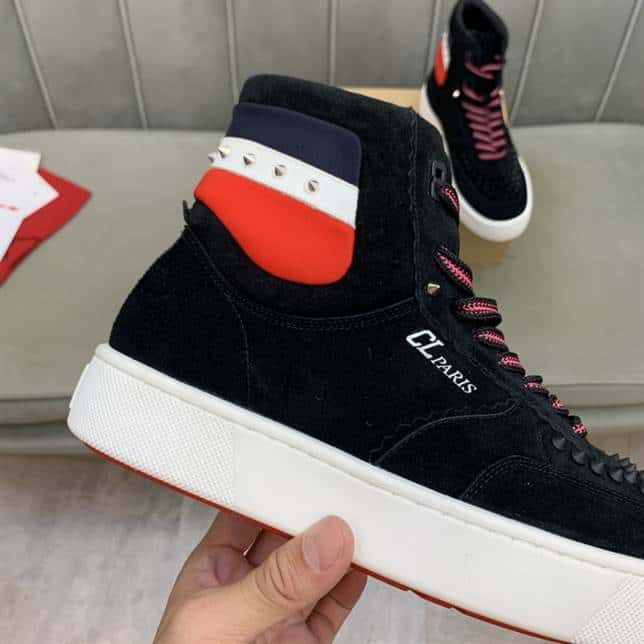 CHRISTIAN LOUBOUTIN HIGH TOP SNEAKER - CL120