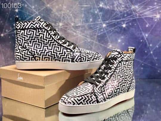 CHRISTIAN LOUBOUTIN HIGH TOP SNEAKER - CL136