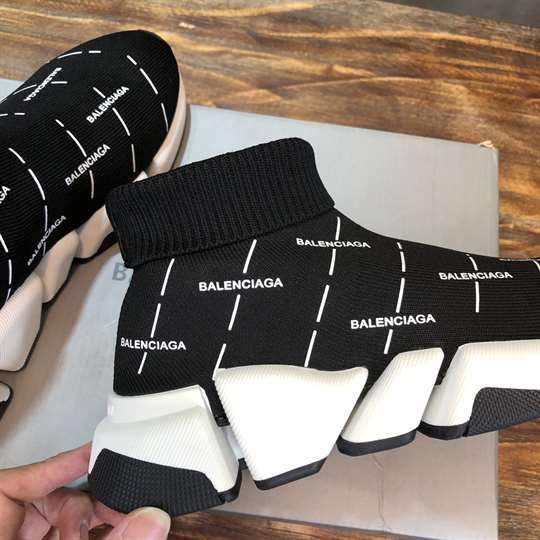 BALENCIAGA SPEED 2.0 LOGO-PRINT SNEAKERS - BB152