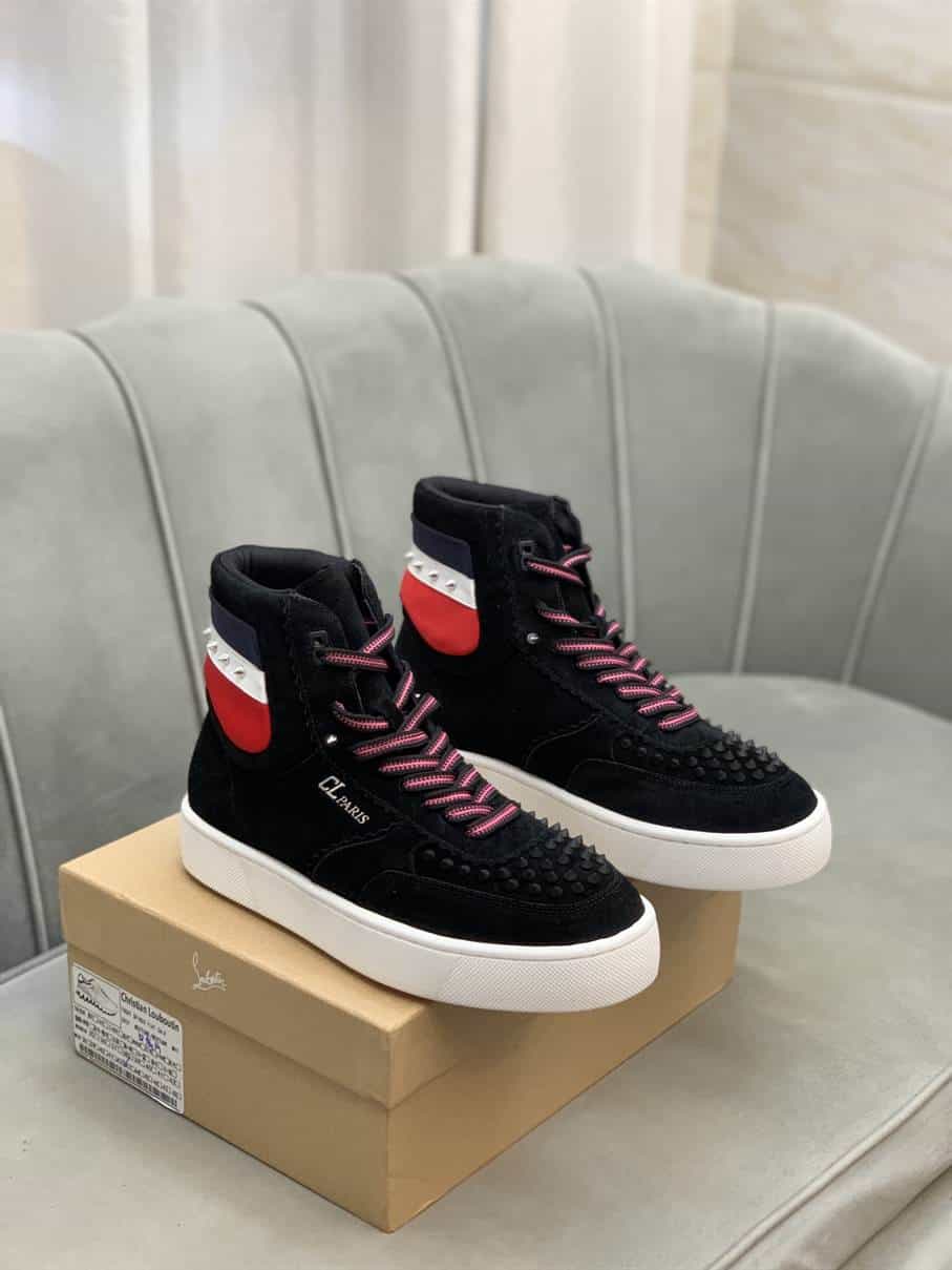 CHRISTIAN LOUBOUTIN HIGH TOP SNEAKER - CL120
