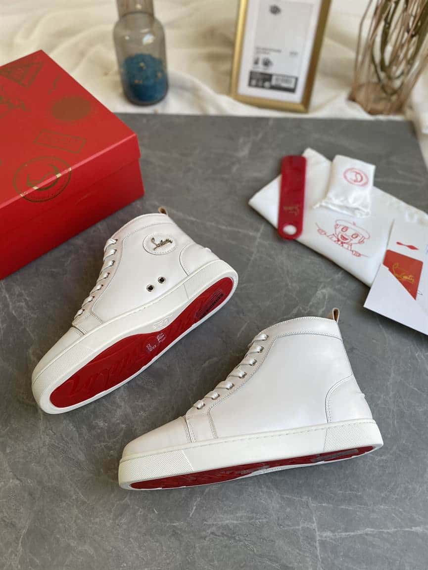 CHRISTIAN LOUBOUTIN HIGH TOP SNEAKER - CL129