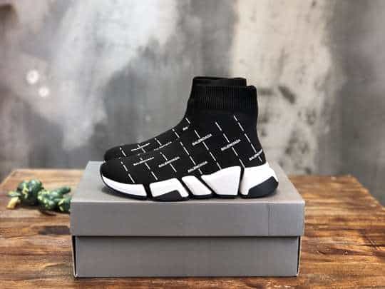 BALENCIAGA SPEED 2.0 LOGO-PRINT SNEAKERS - BB152