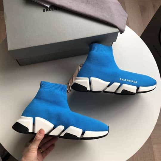 BALENCIAGA SPEED 2.0 SNEAKER IN BLUE - BB147