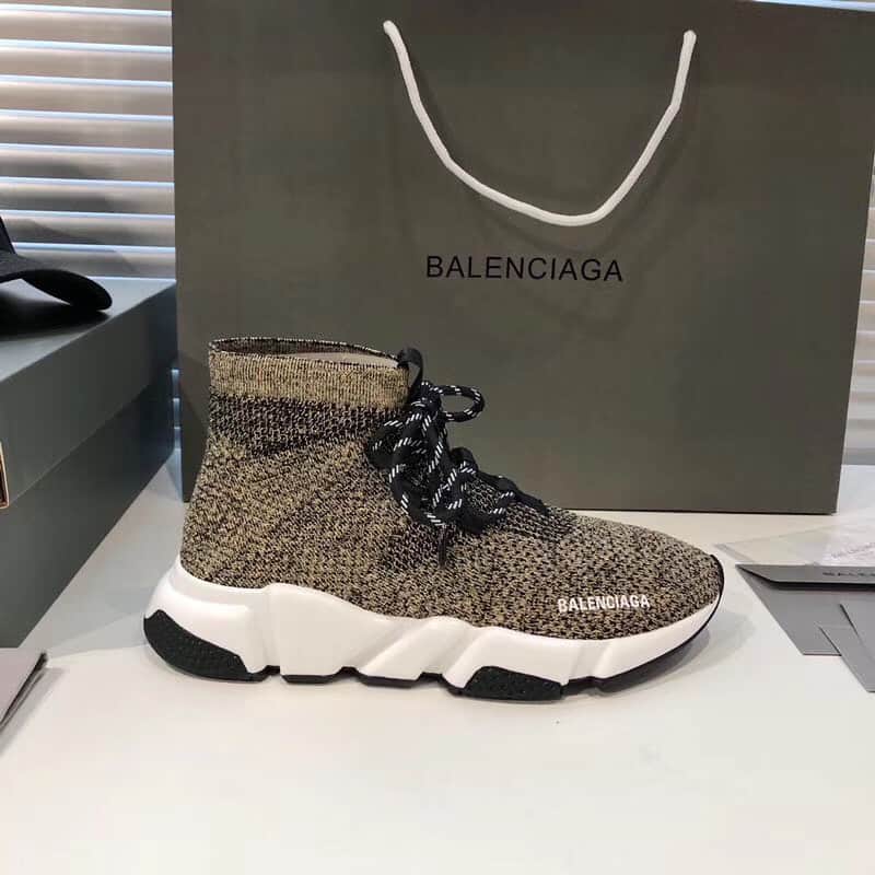 BALENCIAGA MEN'S SPEED LACE-UP SNEAKER - BB165