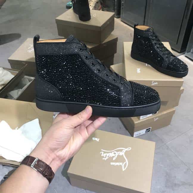 CHRISTIAN LOUBOUTIN HIGH TOP SNEAKER - CL117