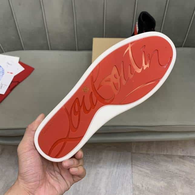 CHRISTIAN LOUBOUTIN HIGH TOP SNEAKER - CL120