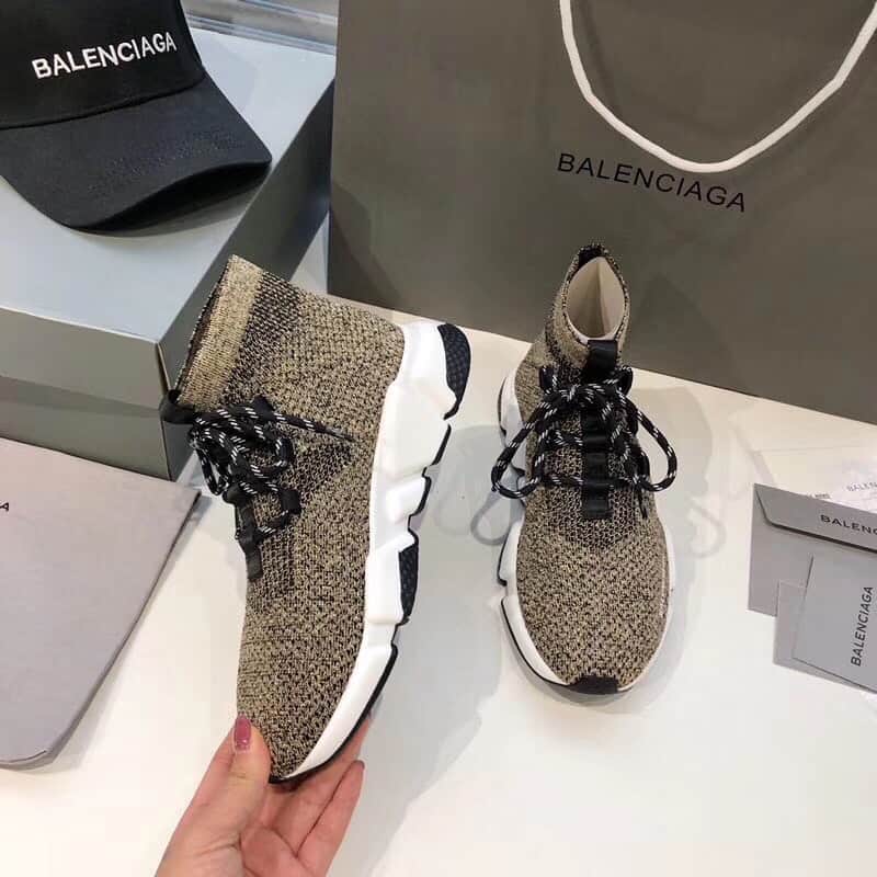 BALENCIAGA MEN'S SPEED LACE-UP SNEAKER - BB165