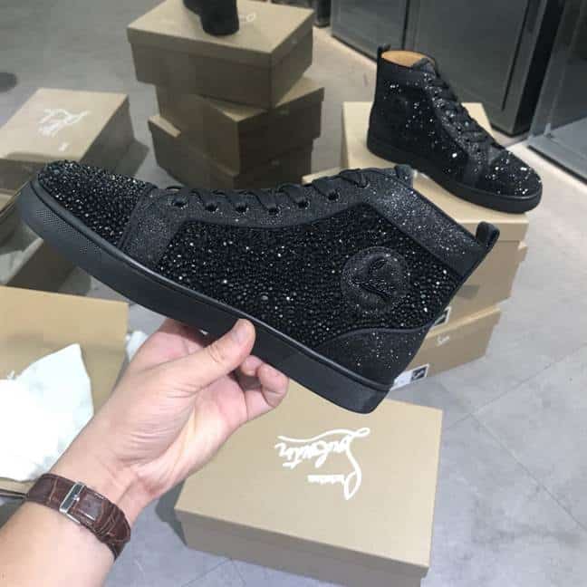 CHRISTIAN LOUBOUTIN HIGH TOP SNEAKER - CL117