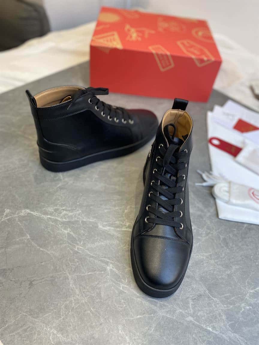 CHRISTIAN LOUBOUTIN HIGH TOP SNEAKER - CL128