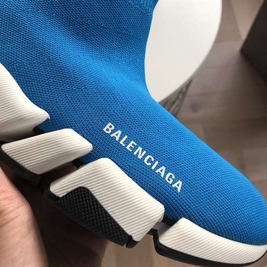 BALENCIAGA SPEED 2.0 SNEAKER IN BLUE - BB147