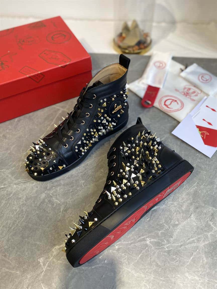 CHRISTIAN LOUBOUTIN HIGH TOP SNEAKER - CL125