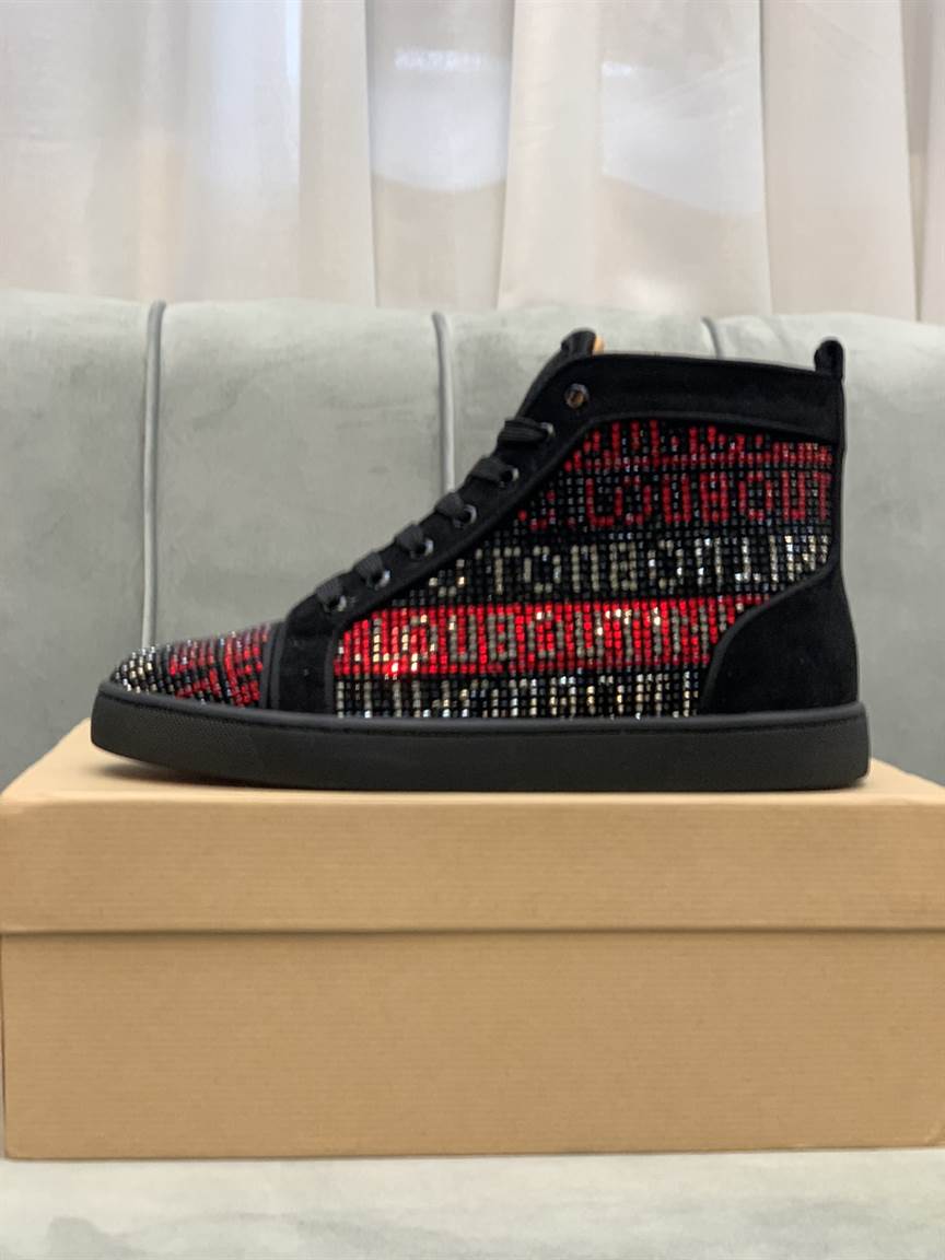 CHRISTIAN LOUBOUTIN HIGH TOP SNEAKER - CL131