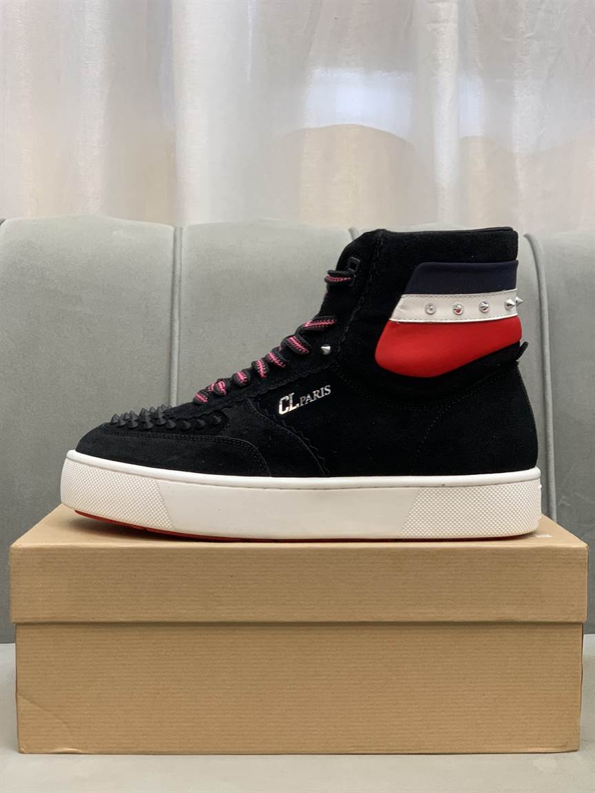 CHRISTIAN LOUBOUTIN HIGH TOP SNEAKER - CL120
