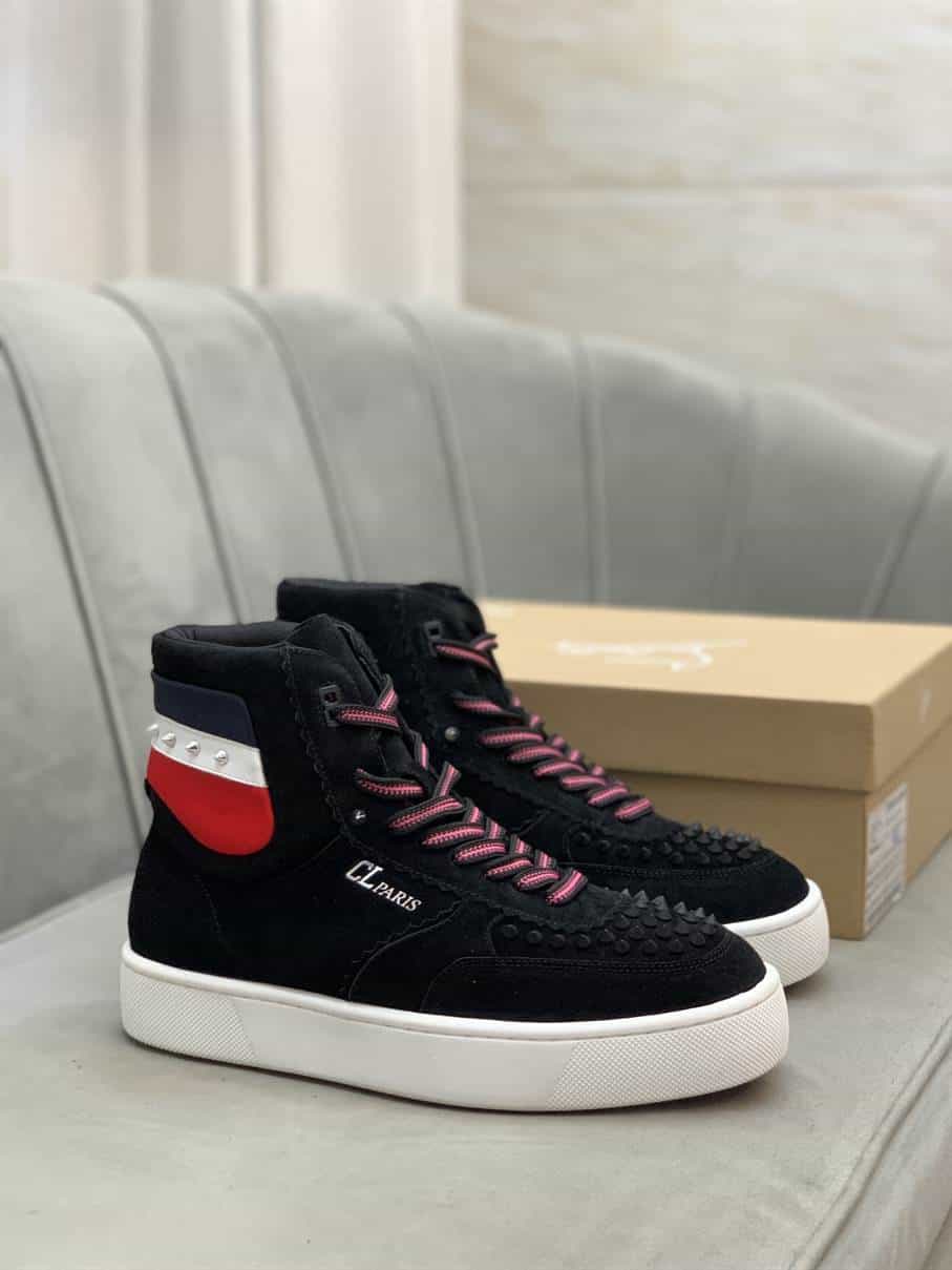 CHRISTIAN LOUBOUTIN HIGH TOP SNEAKER - CL120