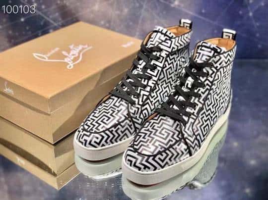 CHRISTIAN LOUBOUTIN HIGH TOP SNEAKER - CL136