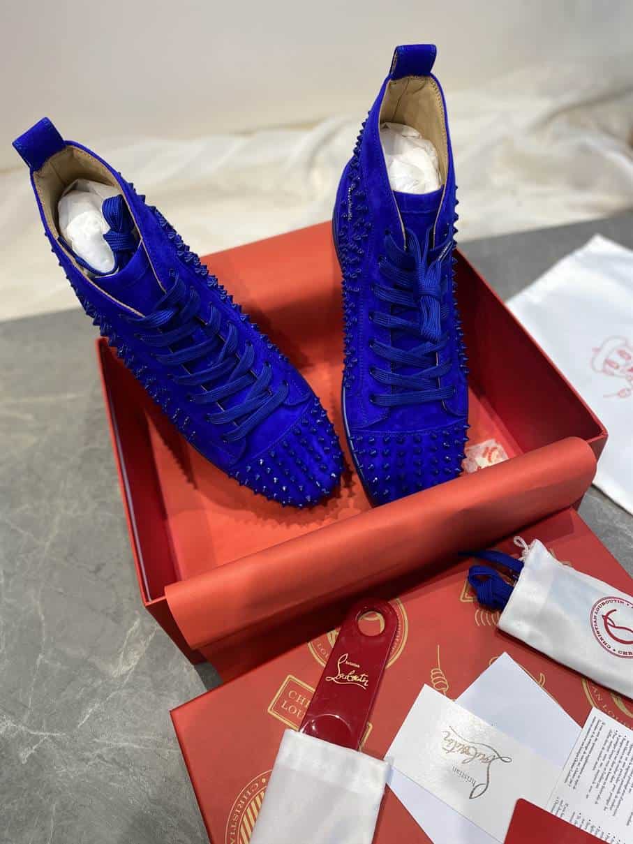 CHRISTIAN LOUBOUTIN HIGH TOP SNEAKER - CL122