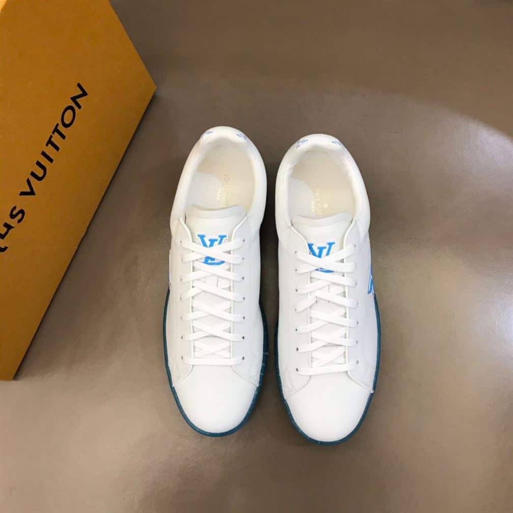 Louis Vuitton Luxembourg Samothrace Trainers In Marine - LSVT276