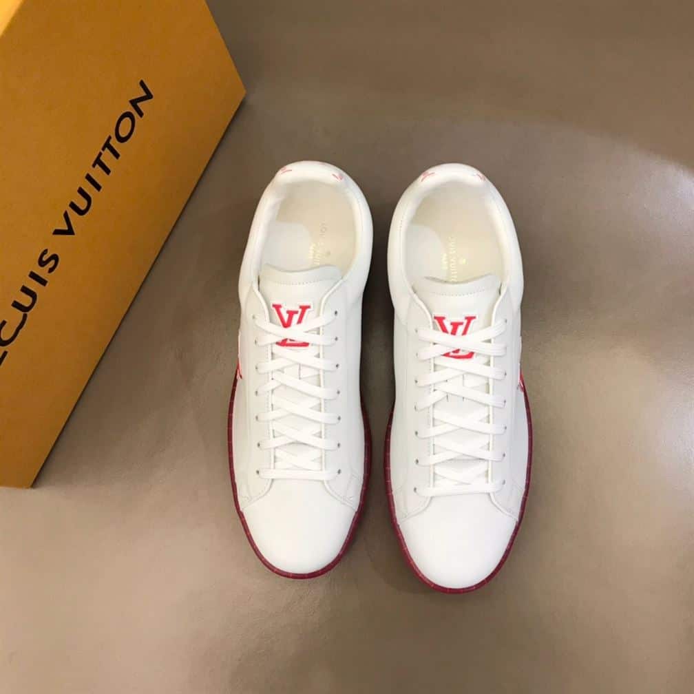 Louis Vuitton Luxembourg Samothrace Trainers In Rouge - LSVT273