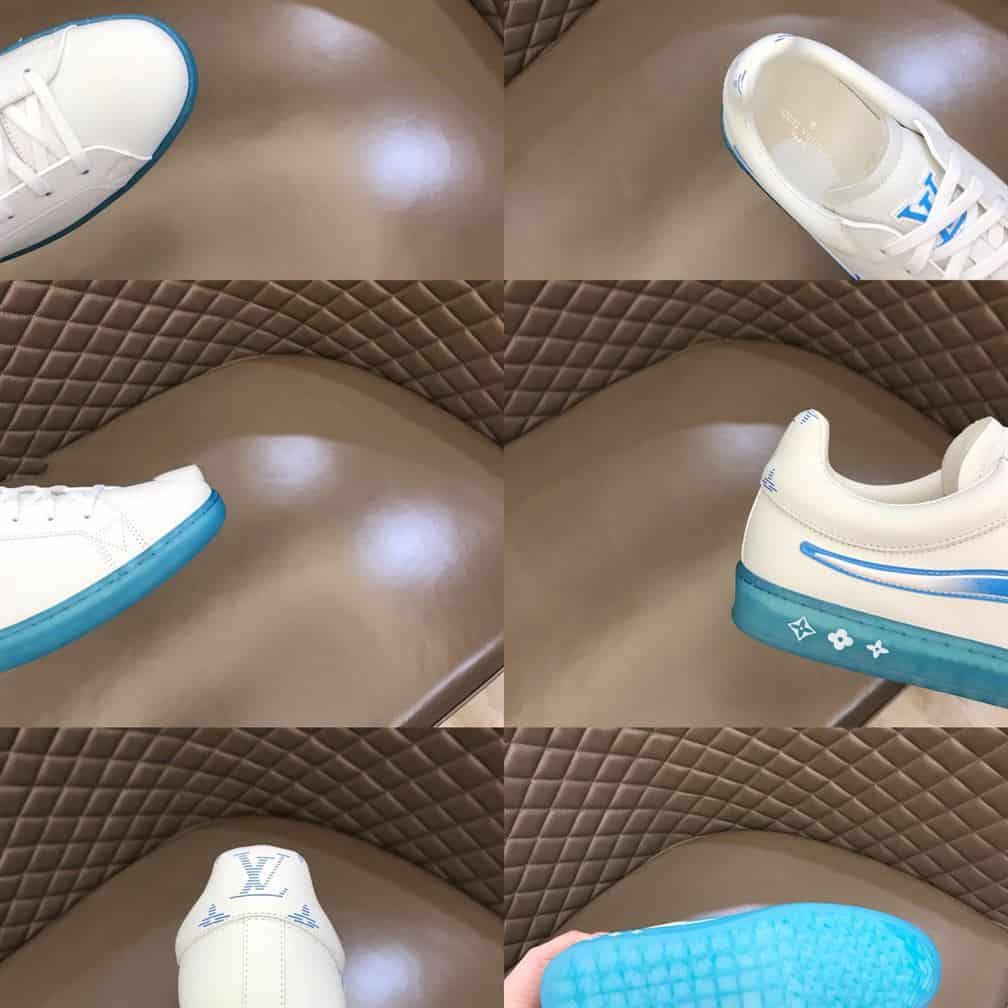 Louis Vuitton Luxembourg Samothrace Trainers In Marine - LSVT276