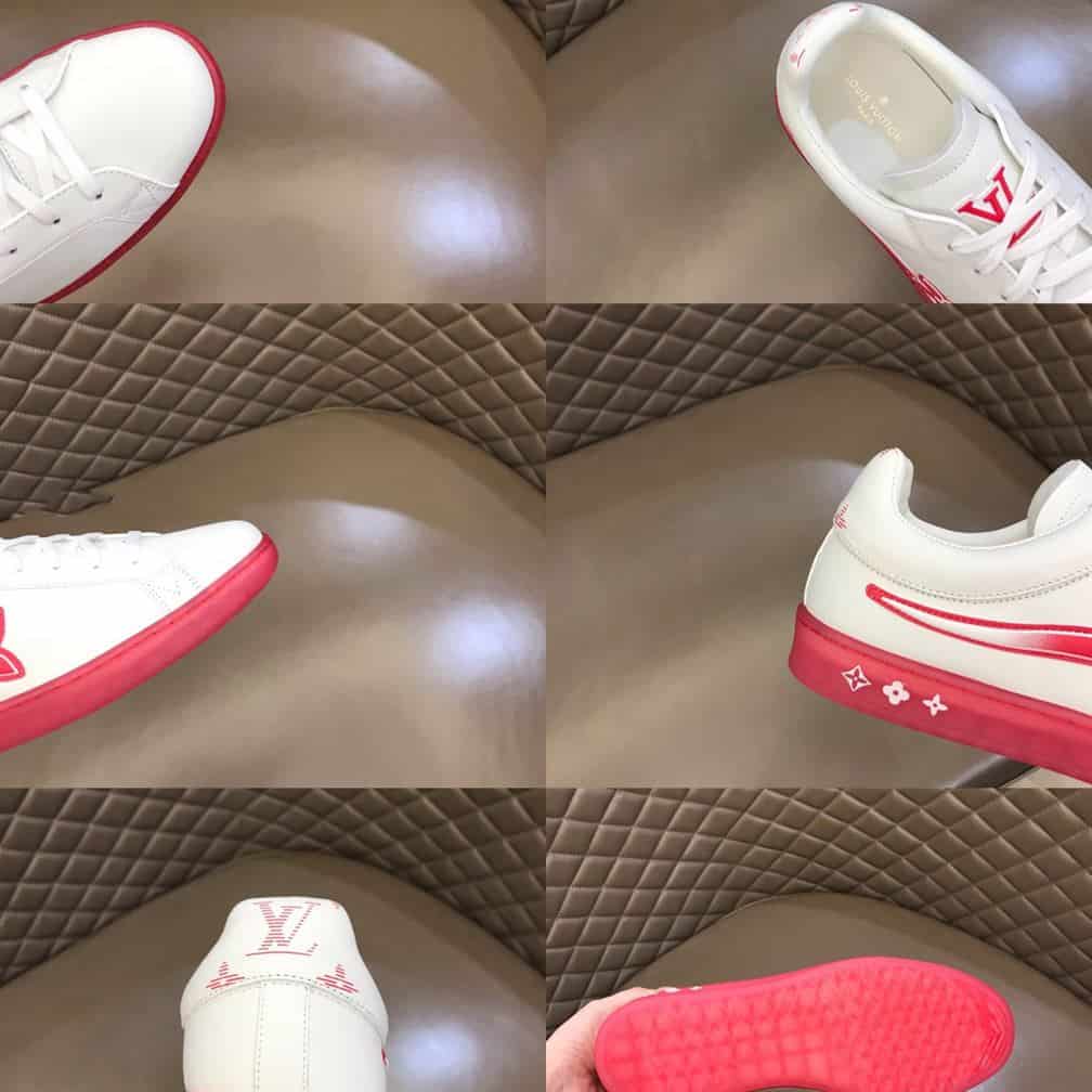 Louis Vuitton Luxembourg Samothrace Trainers In Rouge - LSVT273