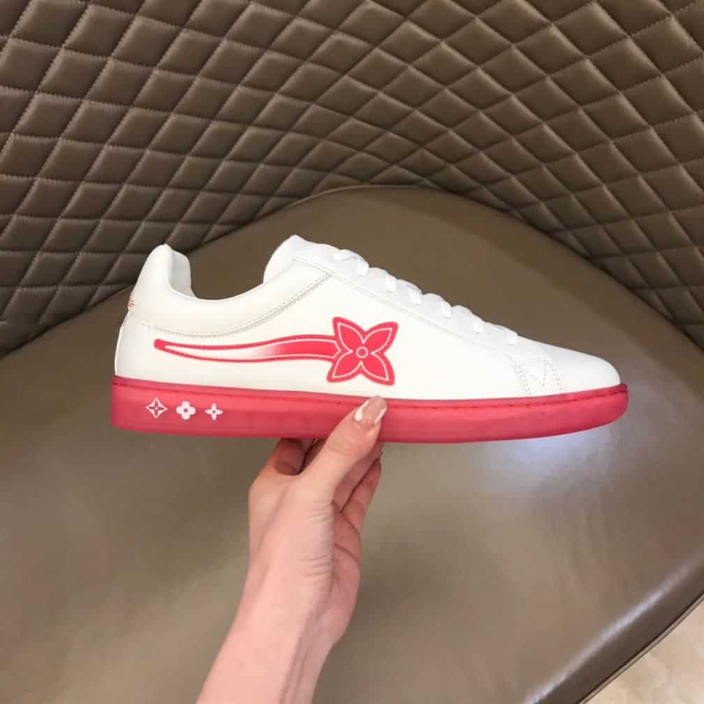Louis Vuitton Luxembourg Samothrace Trainers In Rouge - LSVT273