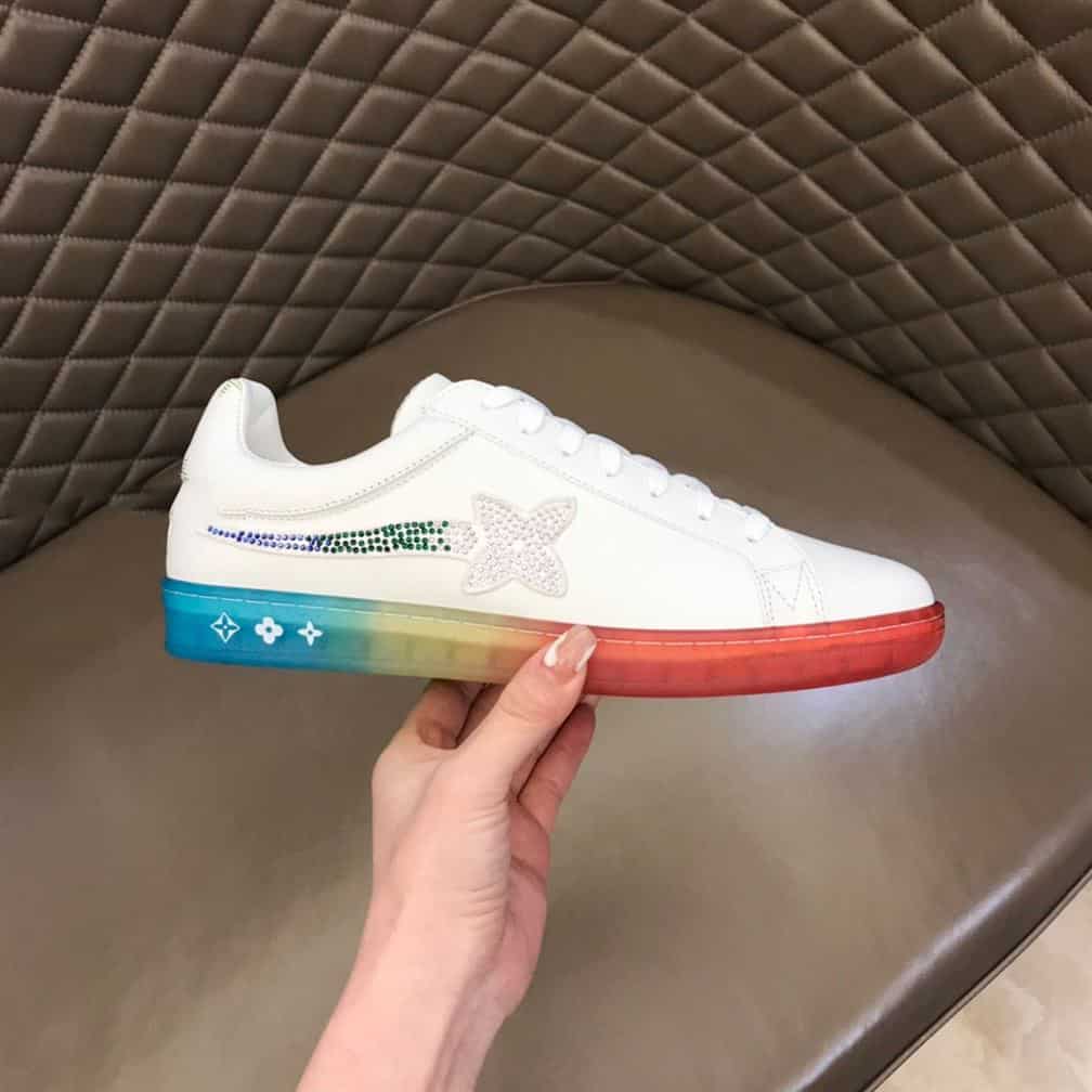 Louis Vuitton Luxembourg Samothrace Trainers In White - LSVT275