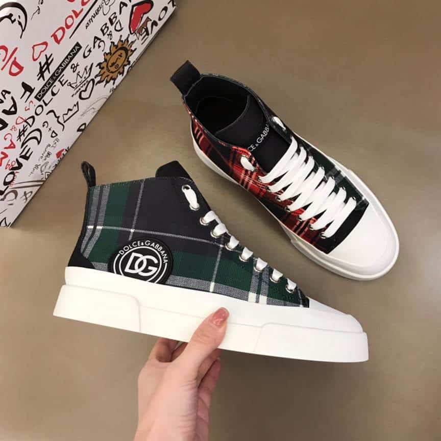 DOLCE AND GABBANA PORTOFINO LIGHT MID-TOP SNEAKERS - DG108