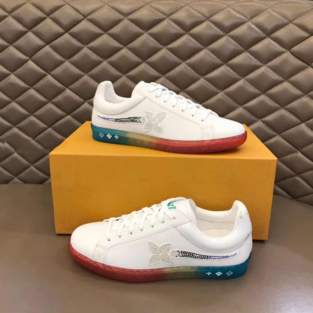 Louis Vuitton Luxembourg Samothrace Trainers In White - LSVT275