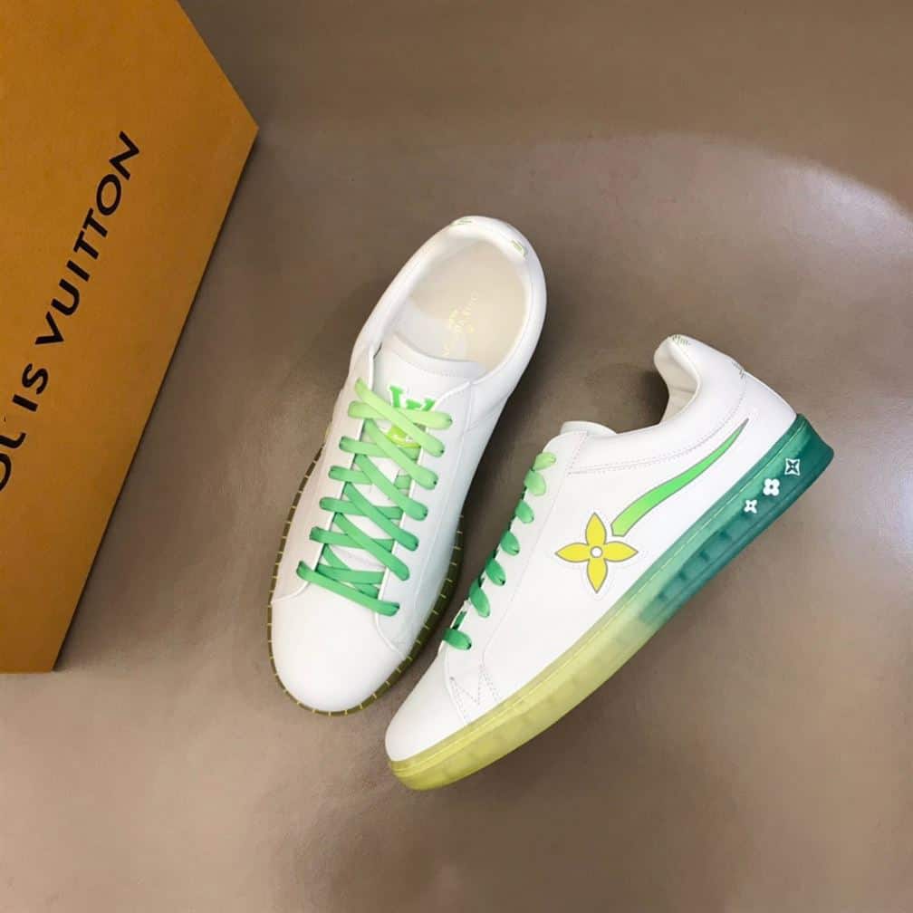 Louis Vuitton Luxembourg Samothrace Trainers In Jaune - LSVT274