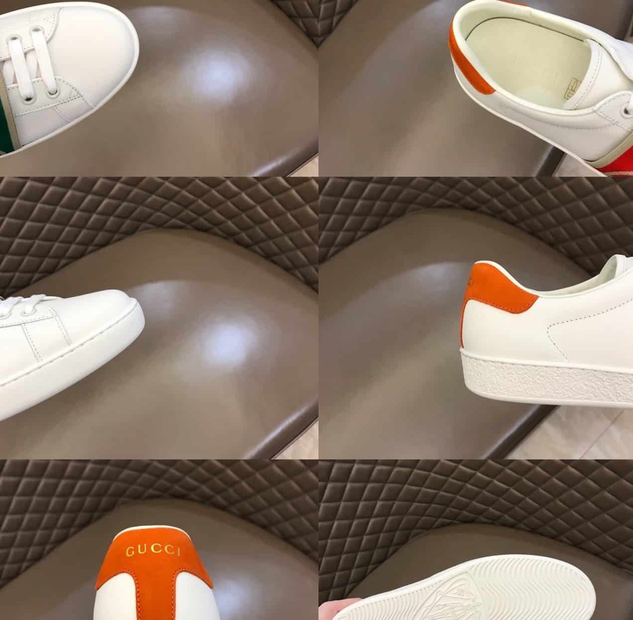 GUCCI MEN'S ACE SNEAKERS WITH ELASTIC WEB - GC213