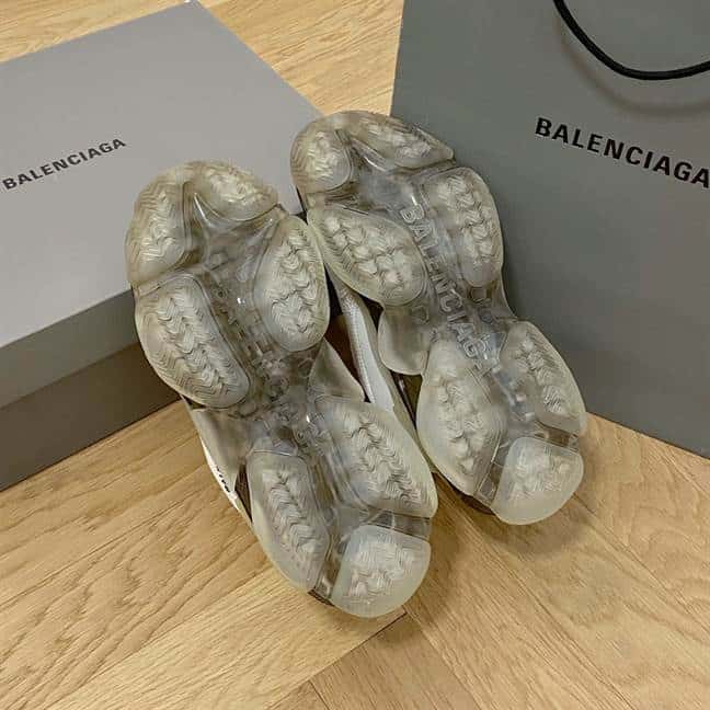 BALENCIAGA MEN'S TRIPLE S SNEAKER CLEAR SOLE - BB192