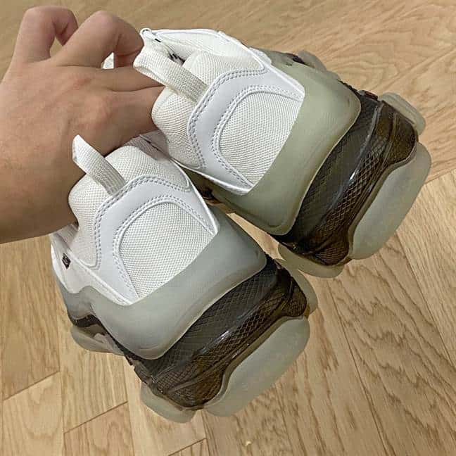 BALENCIAGA MEN'S TRIPLE S SNEAKER CLEAR SOLE - BB192