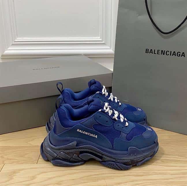 BALENCIAGA MEN'S TRIPLE S SNEAKER CLEAR SOLE - BB198