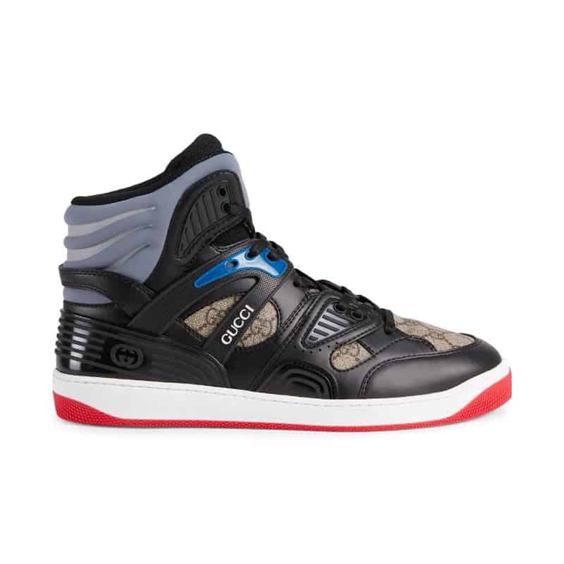 Gucci Basket black high-top sneakers – GC161