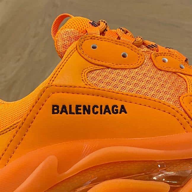 BALENCIAGA MEN'S TRIPLE S SNEAKER CLEAR SOLE - BB189