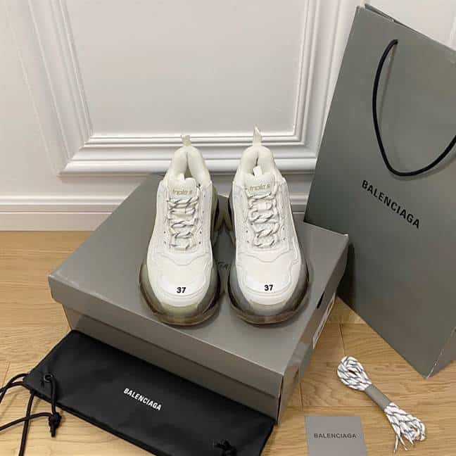 BALENCIAGA MEN'S TRIPLE S SNEAKER CLEAR SOLE - BB192