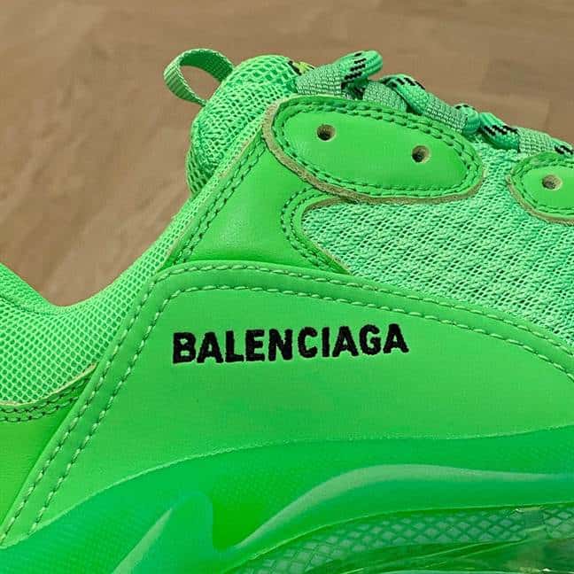BALENCIAGA MEN'S TRIPLE S SNEAKER CLEAR SOLE - BB196