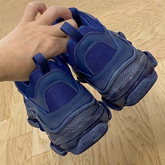 BALENCIAGA MEN'S TRIPLE S SNEAKER CLEAR SOLE - BB198